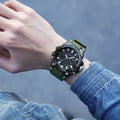 Reloj deportivo para hombre Quartz Electronic Fashion 8029: resistente al agua (50 m), pantalla digital LED, fecha automática, alarma y estilo deportivo. miniatura 6