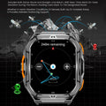 Nuevo reloj inteligente deportivo para hombre con GPS, pantalla AMOLED HD de 1,96 pulgadas, brújula, llamadas por Bluetooth y resistencia al agua 5ATM; compatible con Android e iOS. miniatura 2