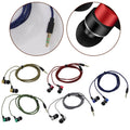 Auriculares intraurales con cable y conector de 3,5 mm; modelo básico con sonido estéreo y graves potentes; cancelación de ruido y excelente calidad de audio. miniatura 3