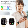 Reloj inteligente con pantalla táctil completa, recordatorio de llamadas y mensajes, control de música y otras funciones, compatible con iPhone/Android. miniatura 6