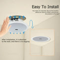 Altavoz Bluetooth activo y altavoz de techo cableado para uso doméstico y comercial; sistema estéreo de música ambiental para cine en casa (10 W). miniatura 6