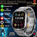 Nuevo reloj inteligente deportivo para hombre con GPS, pantalla AMOLED HD de 1,96 pulgadas, brújula, llamadas por Bluetooth y resistencia al agua 5ATM; compatible con Android e iOS. miniatura 13