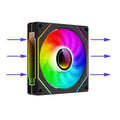 Computer Case Fan PRISM 4 PRO Mirror Cycle ARGB 120mm 4Pin PWM PC Quiet Cooling Fan Low Noise Chassis Fan miniatura 9