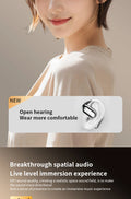 Auriculares con traducción por IA en tiempo real (144 idiomas), pantalla táctil LCD, auriculares inalámbricos OWS, sonido estéreo HiFi y diseño de oído abierto. miniatura 24