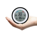 Termómetro e higrómetro digital (°C/°F) con visualización de valores máximos/mínimos y tendencia; mini medidor de temperatura y humedad. miniatura 5