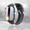 Reloj inteligente con pantalla táctil completa, recordatorio de llamadas y mensajes, control de música y otras funciones, compatible con iPhone/Android. miniatura 7