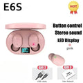 Auriculares inalámbricos Bluetooth E6S TWS con cancelación de ruido y micrófono miniatura 9