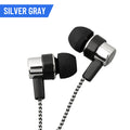 Auriculares intraurales con cable y conector de 3,5 mm; modelo básico con sonido estéreo y graves potentes; cancelación de ruido y excelente calidad de audio. miniatura 10