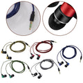 Auriculares intraurales con cable y conector de 3,5 mm; modelo básico con sonido estéreo y graves potentes; cancelación de ruido y excelente calidad de audio. miniatura 3