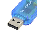Tarjeta de sonido USB externa de 5.1 canales para ordenador (reemplazo de tarjeta PCI o integrada) e interfaz de audio USB. miniatura 6