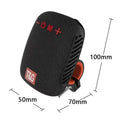 Altavoz Bluetooth portátil e inalámbrico para exteriores TG392 con tecnología TWS; altavoz resistente al agua con subwoofer y soporte para manillar, ideal para bicicletas y patinetes. miniatura 6