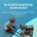 Auriculares inalámbricos Bluetooth 5.0 con banda para el cuello, estéreo y deportivos; resistentes al agua, magnéticos y con micrófono. miniatura 5