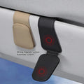Soporte universal para coche: estuche para gafas, clip para gafas de sol, tarjetero, clip para tickets y portalápices para parasol. miniatura 4