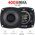 Sistema de sonido para coche con altavoces coaxiales de rango completo: 600 W (6,5 pulgadas), 500 W (5 pulgadas) y 400 W (4 pulgadas). miniatura 3