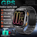 Nuevo reloj inteligente deportivo para hombre con GPS, pantalla AMOLED HD de 1,96 pulgadas, brújula, llamadas por Bluetooth y resistencia al agua 5ATM; compatible con Android e iOS. miniatura 8