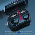 Auriculares inalámbricos Bluetooth originales M10; modelo deportivo estéreo con cancelación de ruido, micrófono y altavoz (estilo gamer). miniatura 4