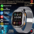 Nuevo reloj inteligente deportivo para hombre con GPS, pantalla AMOLED HD de 1,96 pulgadas, brújula, llamadas por Bluetooth y resistencia al agua 5ATM; compatible con Android e iOS. miniatura 14
