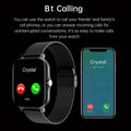 Reloj inteligente para Android e iOS con pantalla HD de 1,83 pulgadas, llamadas por Bluetooth, alertas de mensajes, control de música y modos deportivos; regalo para hombres y mujeres. miniatura 4