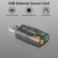 Tarjeta de sonido USB externa de 5.1 canales para ordenador (reemplazo de tarjeta PCI o integrada) e interfaz de audio USB. miniatura 4