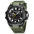 Reloj deportivo para hombre Quartz Electronic Fashion 8029: resistente al agua (50 m), pantalla digital LED, fecha automática, alarma y estilo deportivo. miniatura 9