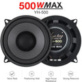 Sistema de sonido para coche con altavoces coaxiales de rango completo: 600 W (6,5 pulgadas), 500 W (5 pulgadas) y 400 W (4 pulgadas). miniatura 2