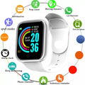 Reloj inteligente para hombre y mujer: monitor de actividad física, notificaciones y pulsera; regalo de cumpleaños compatible con Android e iOS. miniatura 8