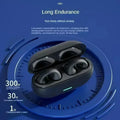 Auriculares Bluetooth 5.3 inalámbricos de conducción aérea con clip, cancelación de ruido, llamadas HD, ideales para deportes y videojuegos. miniatura 4