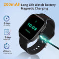 Smartwatch 2026 compatible con Android e iOS, pantalla a color de 2,01 pulgadas, Bluetooth, función de llamadas, monitor de actividad física; reloj inteligente para hombres y mujeres (nuevo modelo). miniatura 6