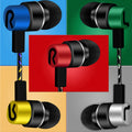 Auriculares intraurales con cable y conector de 3,5 mm; modelo básico con sonido estéreo y graves potentes; cancelación de ruido y excelente calidad de audio. miniatura 6