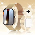 Reloj inteligente con pantalla táctil completa, recordatorio de llamadas y mensajes, control de música y otras funciones, compatible con iPhone/Android. miniatura 12