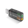 Tarjeta de sonido USB externa de 5.1 canales para ordenador (reemplazo de tarjeta PCI o integrada) e interfaz de audio USB. miniatura 2