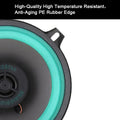 Altavoces coaxiales universales para coche (4, 5 y 6,5 pulgadas): audio HiFi de rango completo con refuerzo de graves para un sonido estéreo mejorado. miniatura 2