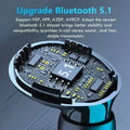 Auriculares inalámbricos Bluetooth originales M10; modelo deportivo estéreo con cancelación de ruido, micrófono y altavoz (estilo gamer). miniatura 3