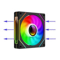 Computer Case Fan PRISM 4 PRO Mirror Cycle ARGB 120mm 4Pin PWM PC Quiet Cooling Fan Low Noise Chassis Fan miniatura 7