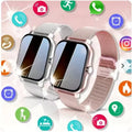 Reloj inteligente para Android e iOS con pantalla HD de 1,83 pulgadas, llamadas por Bluetooth, alertas de mensajes, control de música y modos deportivos; regalo para hombres y mujeres. miniatura 1