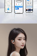 Auriculares con traducción por IA en tiempo real (144 idiomas), pantalla táctil LCD, auriculares inalámbricos OWS, sonido estéreo HiFi y diseño de oído abierto. miniatura 16