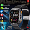 Nuevo reloj inteligente deportivo para hombre con GPS, pantalla AMOLED HD de 1,96 pulgadas, brújula, llamadas por Bluetooth y resistencia al agua 5ATM; compatible con Android e iOS. miniatura 12