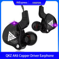 Auriculares intraurales VIKEFON QKZ AK6 con 6 controladores dinámicos, micrófono, sonido estéreo Hi-Fi, subwoofer y función de monitor. miniatura 1