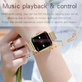 Reloj inteligente para Android e iOS con pantalla HD de 1,83 pulgadas, llamadas por Bluetooth, alertas de mensajes, control de música y modos deportivos; regalo para hombres y mujeres. miniatura 4