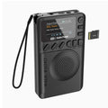 Mini radio digital DAB/FM de bolsillo con pantalla a color, toma de auriculares, Bluetooth 5.0, reproducción de MP3 y altavoz; ideal para correr y hacer deporte. miniatura 3