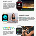Reloj inteligente para Android e iOS con pantalla HD de 1,83 pulgadas, llamadas por Bluetooth, alertas de mensajes, control de música y modos deportivos; regalo para hombres y mujeres. miniatura 6