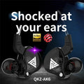 Auriculares intraurales VIKEFON QKZ AK6 con 6 controladores dinámicos, micrófono, sonido estéreo Hi-Fi, subwoofer y función de monitor. miniatura 4