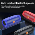 Altavoz Bluetooth portátil con subwoofer: altavoz inalámbrico para exteriores con sonido estéreo envolvente, resistente al agua, compatible con radio FM y tarjeta TF. miniatura 2