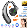 Auriculares inalámbricos Bluetooth 5.4 con gancho para la oreja y micrófono; manos libres con cancelación de ruido para llamadas en alta definición (HD), ideales para conducir. miniatura 4