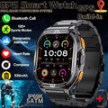 Nuevo reloj inteligente deportivo para hombre con GPS, pantalla AMOLED HD de 1,96 pulgadas, brújula, llamadas por Bluetooth y resistencia al agua 5ATM; compatible con Android e iOS. miniatura 11