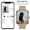 Reloj inteligente para Android e iOS con pantalla HD de 1,83 pulgadas, llamadas por Bluetooth, alertas de mensajes, control de música y modos deportivos; regalo para hombres y mujeres. miniatura 5