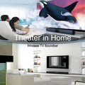 Barra de sonido XIKCU con Bluetooth 5.3, sonido estéreo y envolvente para cine en casa; incluye mando a distancia y compatibilidad con RCA, AUX y tarjeta TF. miniatura 4