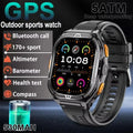 Nuevo reloj inteligente deportivo para hombre con GPS, pantalla AMOLED HD de 1,96 pulgadas, brújula, llamadas por Bluetooth y resistencia al agua 5ATM; compatible con Android e iOS. miniatura 10