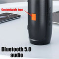 Altavoz Bluetooth portátil con subwoofer: altavoz inalámbrico para exteriores con sonido estéreo envolvente, resistente al agua, compatible con radio FM y tarjeta TF. miniatura 3