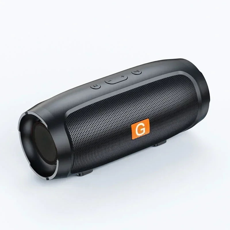 Altavoz Bluetooth portátil con subwoofer: altavoz inalámbrico para exteriores con sonido estéreo envolvente, resistente al agua, compatible con radio FM y tarjeta TF.